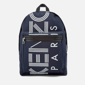 KENZO Men's Sport Logo Backpack - Navy Blue