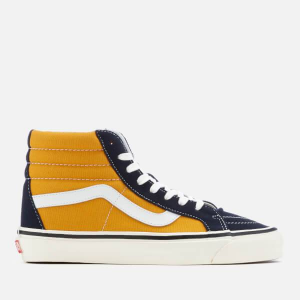 Vans Anaheim Sk8-Hi 38 DX Hi-Top Trainers - Og Navy/Og Saffron