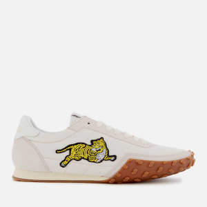 KENZO Men's Move Nylon Low Top Trainers - Pale Grey