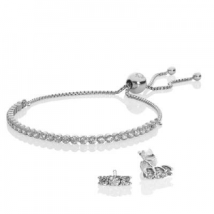 PANDORA SPARKLING STRAND 주얼리 세트