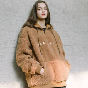 UNISEX BOA SIGNATURE ANORAK HOODIE_CAMEL