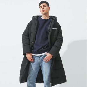 [L사이즈 12/10 예약발송] [URBANAGE ] 8온스 래글런 오버 롱패딩