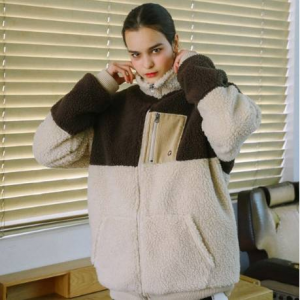 UNISEX DUMBLE POCKET POINT JACKET_BEIGE