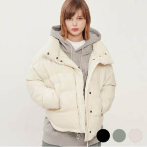 [12/17 예약발송]코튼캔디 트임절개 숏패딩 3COLOR