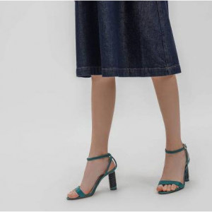 Cylindrical Heel Sandals