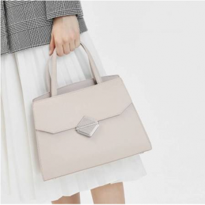 Metallic Accent Handbag