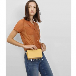 Charm Detail Crossbody Bag