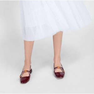 Rope Detail Slingback Flats