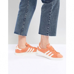 adidas Originals Campus Trainers In Orange