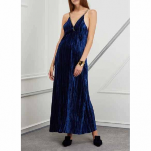 Forte_Forte Pleated velvet dress