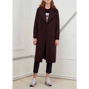 Harris Wharf London Virgin wool D.B. Military coat