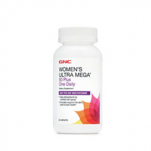 GNC WOMEN'S ULTRA MEGA® 50 PLUS ONE DAILY 60 Caplets