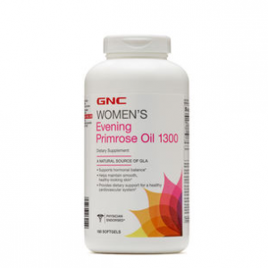 GNC WOMEN'S EVENING PRIMROSE OIL 1300MG 180 Softgels