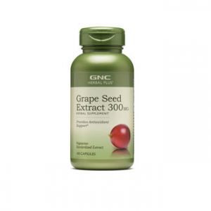 GNC HERBAL PLUS® GRAPE SEED EXTRACT 300MG 100 Capsules