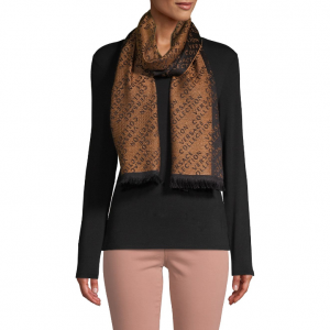 Versace Collection Two-Tone Logo Scarf