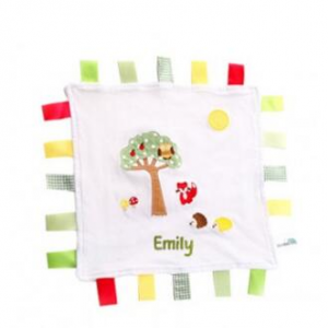 Kuscheltuch mit Namens Stickerei