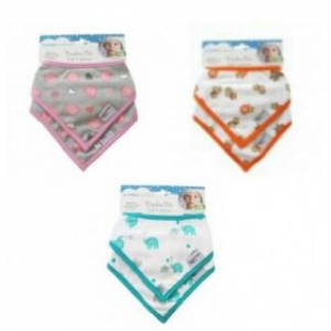 Baby Bandana / Halstuch im Doppelpack in verschiedenen Designs