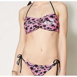 Tropical Corona Bandeau Bikini Swimsuit