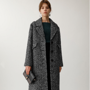 HERRINGBONE OVERSIZED コート