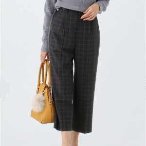 【洗える】アンクルテーパード パンツ