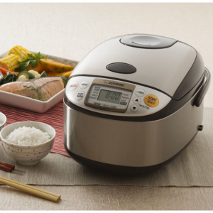 Zojirushi NS-TSC10 5-1/2-Cup (Uncooked) Micom Rice Cooker and Warmer, 1.0-Liter @ Amazon