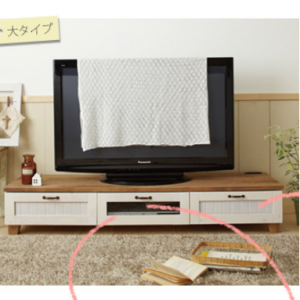 【大型】カントリー調テレビ台（大）