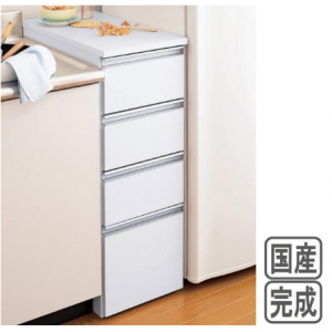 【大型】シンクサイド収納（Ｊ・大理石調天板・４５cm）