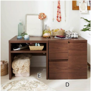 【大型】キューブボックス（３杯引出）ディスプレイラック）