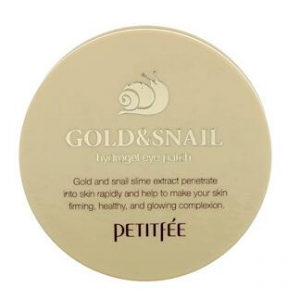 Petitfee, Gold & Snail Hydrogel Eye Patch, 60 Pieces