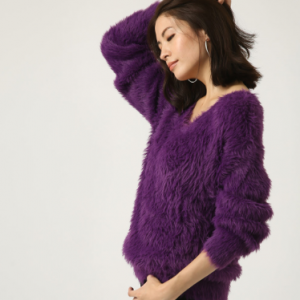 シャギー2WAYニットプルオーバー