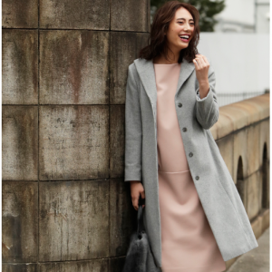 スポンジダブルクロスボックスワンピース