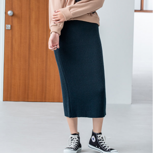 ニットロングタイトスカート