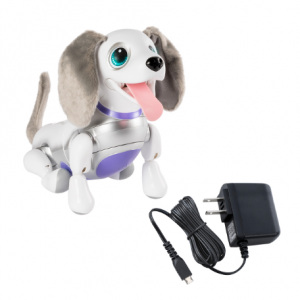 ☆冬のお得セット ハロー!ズーマー ミニチュアダックス ホワイト(ACアダプターつき)