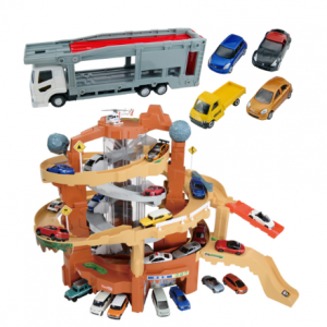 ☆冬のお得セット トミカワールド スリリングマウンテン＋トミカとあそぼう！キャリアカーセット（電池つき）