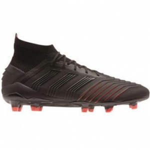 Adidas Predator 19.1 FG Fußballschuhe Herren Nocken schwarz rot