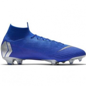 Nike Mercurial Superfly 6 Elite FG Herren Fußballschuhe blau silber