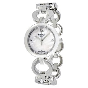 Tissot White Mother of Pearl Diamond Dial Ladies Watch for $139.99 (was $375) @JomaShop
