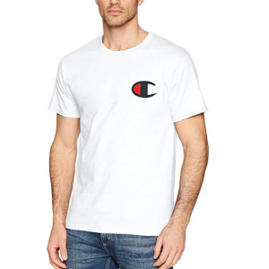 Champion Men's Classic Jersey Script T-Shirts(Various Colors) @ Amazon