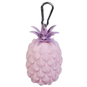 Пенал на молнии Ананас (7х12,5) (силикон) (ПВХ бокс)