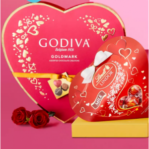 Target官网 Valentine's Day 情人节巧克力套装、礼盒热卖 收Godiva、Lindor、M&M's、Dove礼盒等