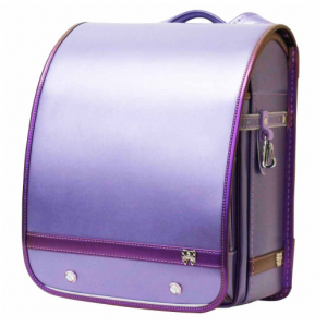 キラキラミルモランドセル　パール　パールラベンダー&レインボーラベンダー ウイング背カン