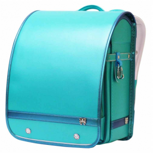 キラキラミルモランドセル　パール　パールエメラルド＆レインボーアクア　ウイング背カン