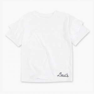 Girls 7-16 Ruffled Oversized ニット　トップ