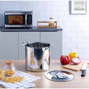 手慢无！Mainstays 8夸脱不锈钢汤锅（带不锈钢锅盖）@ Walmart