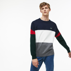 Lacoste 男士圓領毛衣
