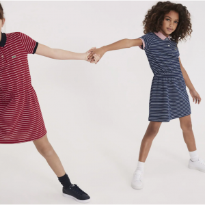 Lacoste 女童Polo連衣裙