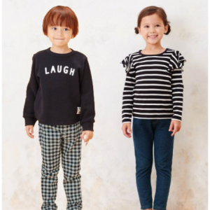 ウエスト配色ロングパンツ