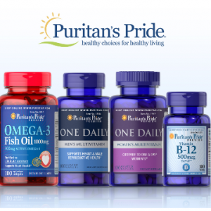 Puritan's Pride 精选保健品大促 收鱼油、叶黄素 、维骨力畅销品