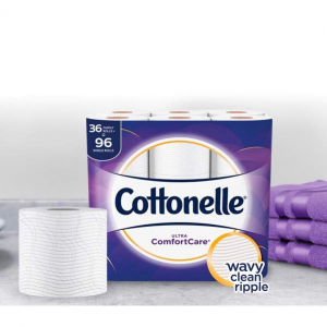 $18.03 36 Family+ Rolls Cottonelle Ultra ComfortCare Toilet Paper @ Amazon