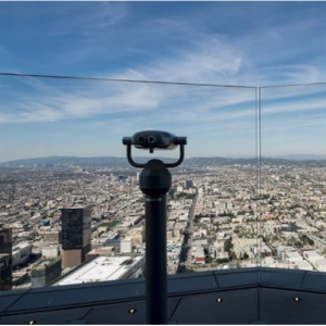 洛杉矶OUE Skyspace 观景台门票 天空滑梯 @Groupon